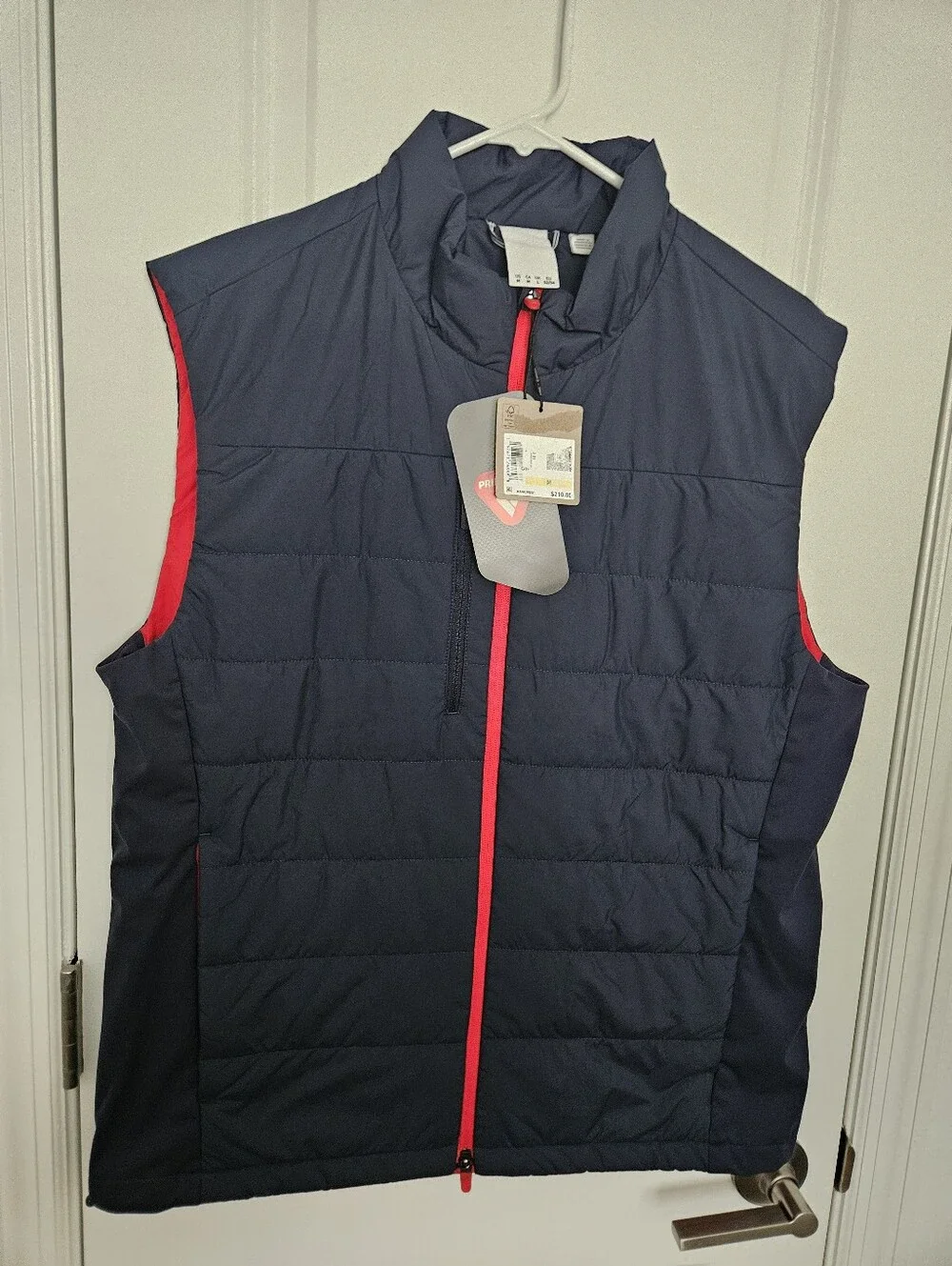 NWT Puma Volition Frost Golf Vest Fairbanks Primaloft Navy Blue Men's Medium